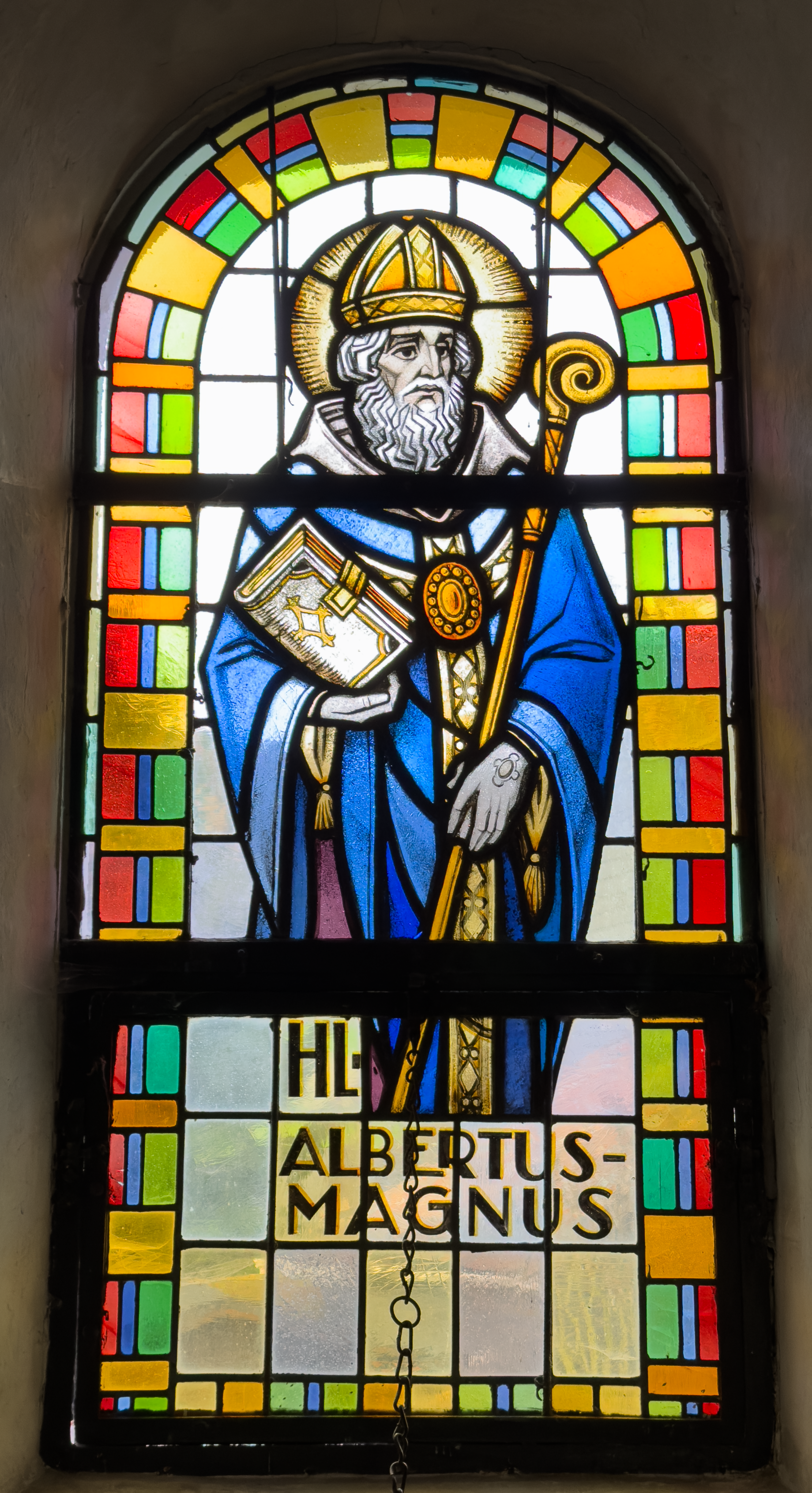 Kirchenfenster der St. Johannes Baptist in Obersalwey