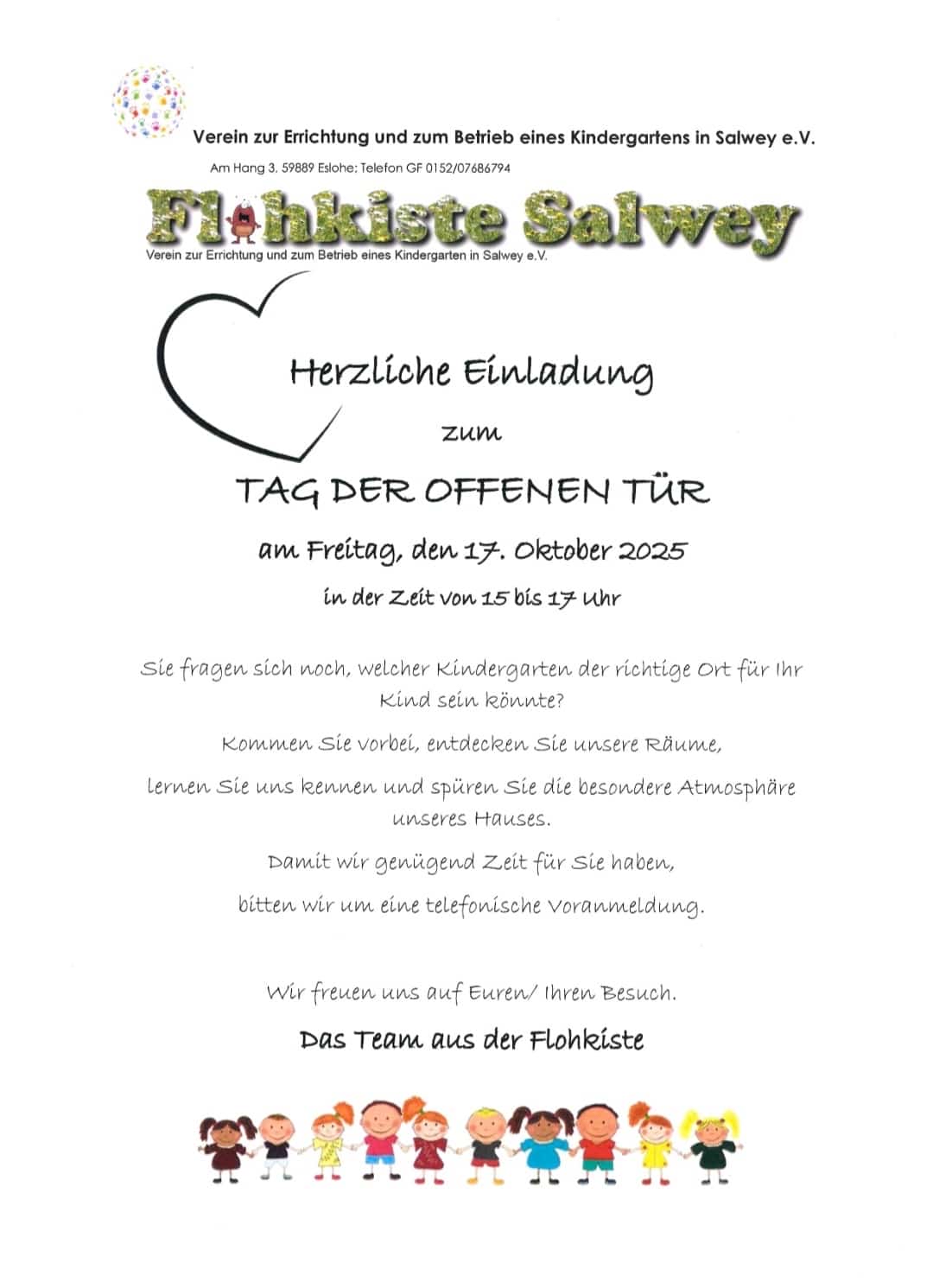 Flohkiste Salwey - Tag der offenen Tür