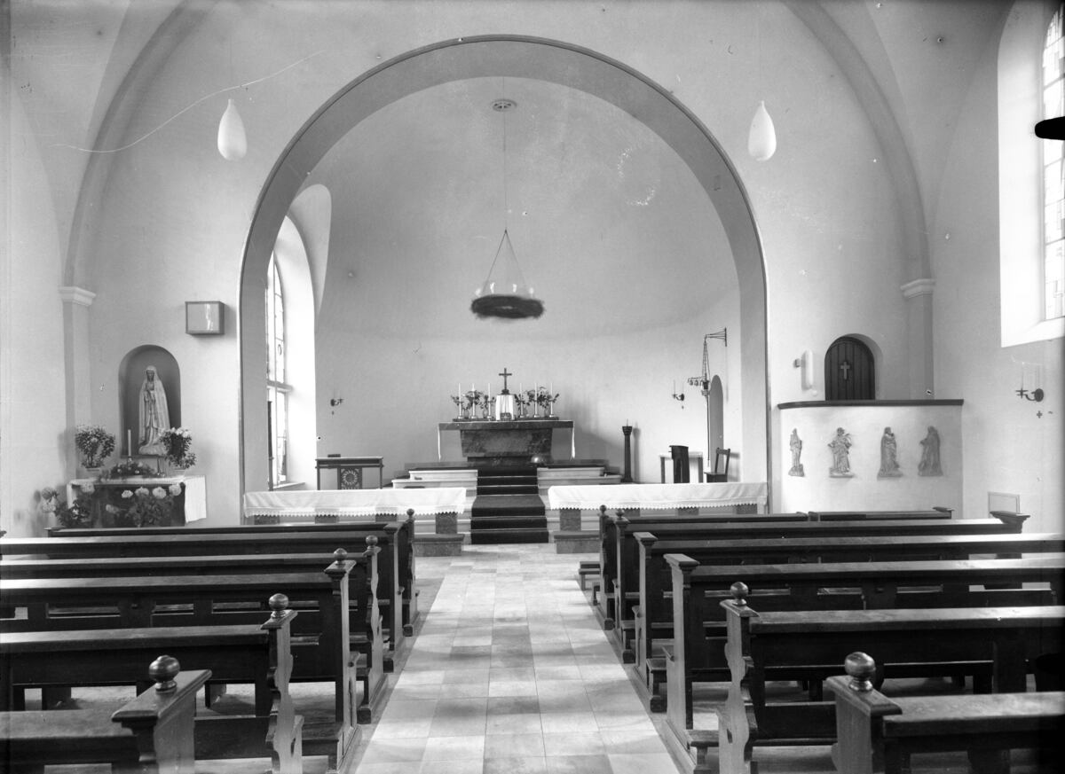 Innenansicht Neue Kirche mit Alten Bänken